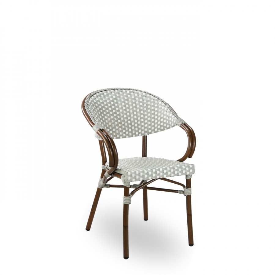 Luxe All Weather Bistro Armchair